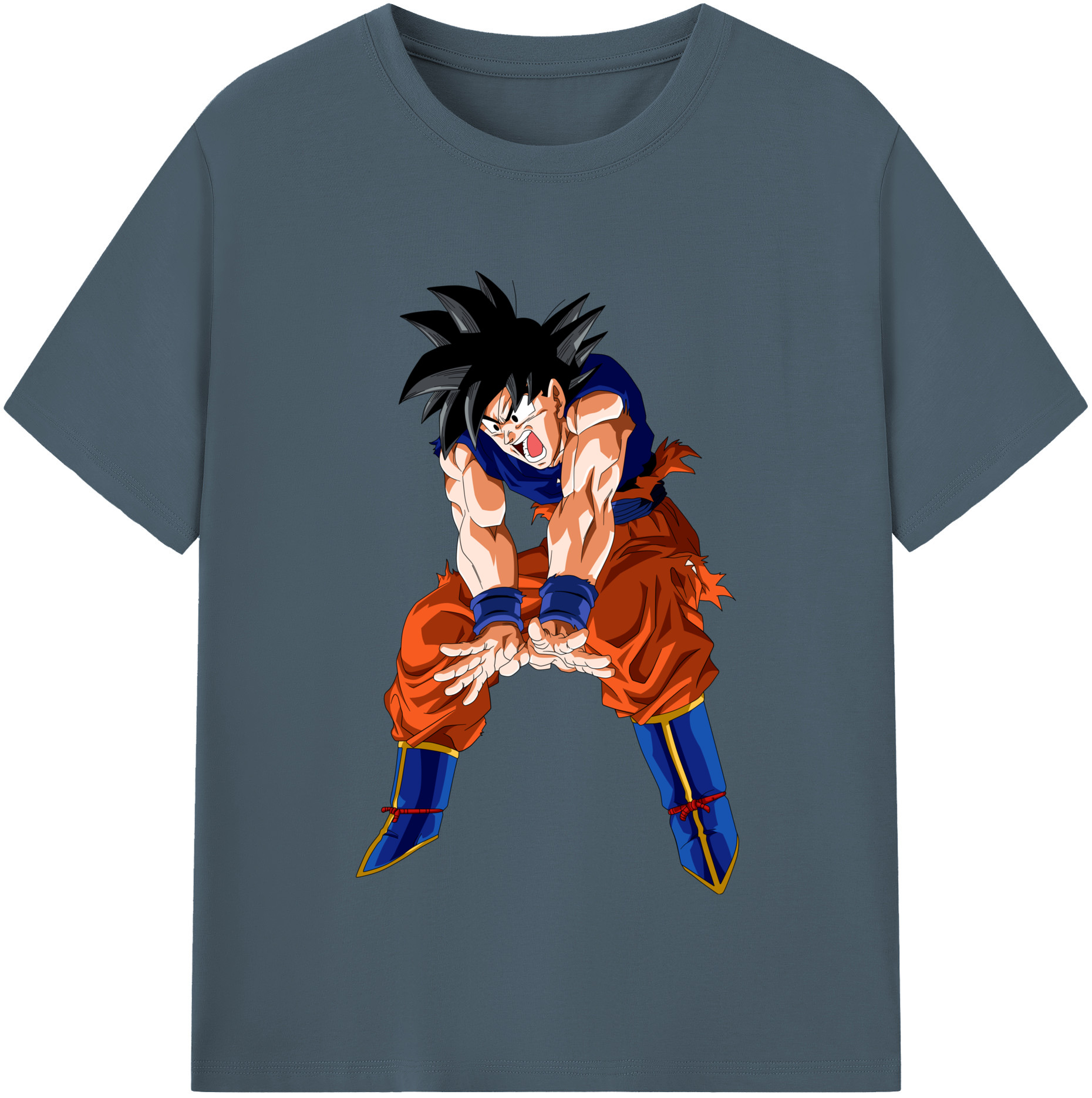 （画像用） ドラゴンボール 孫悟空（そん ごくう）Son Goku カカロット DRAGON BALL Kakarotto 綿100％半袖Tシャツ（フロントプリント）